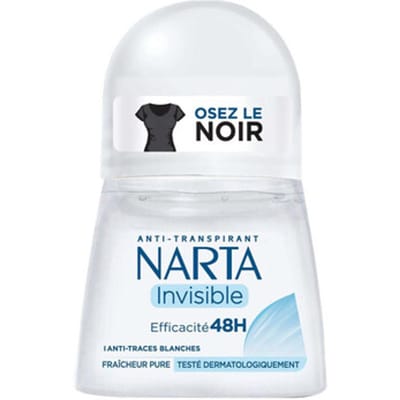 Deodorants Narta 48u Anti-Vlekken Onzichtbare Deodorant - Pure Frisheid 50ml