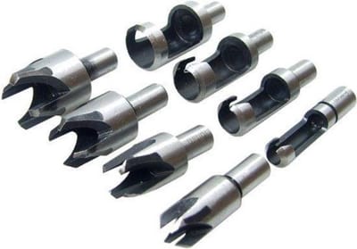 Hofftech Proppenboor set - Rechte en tapse boren - 8-delig - 6 t/m 22 mm