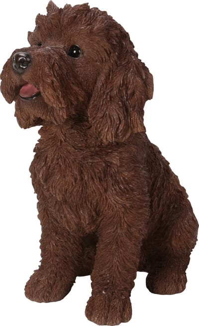 Labradoodle 31x20x37cm - Tuinbeeld - Dierenbeeld