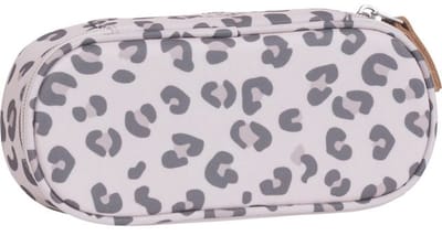 Etui Beckmann ovaal leeg Leopard
