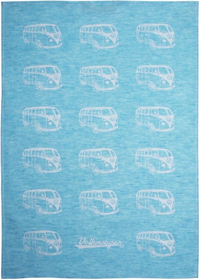 BRISA VW Collection - Volkswagen Bulli T1 bus theedoek, set van 2 keukendoeken, droogdoeken, wasbaar op 60 graden, duurzaam, pluisvrij, Öko-TEX 100, 70 x 50 cm, 60% linnen 40% katoen