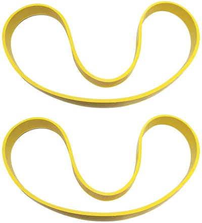 Bandzaagbanden - Rubberen banden - Houtbewerking - Antislip werking - Set van 2 - Geel
