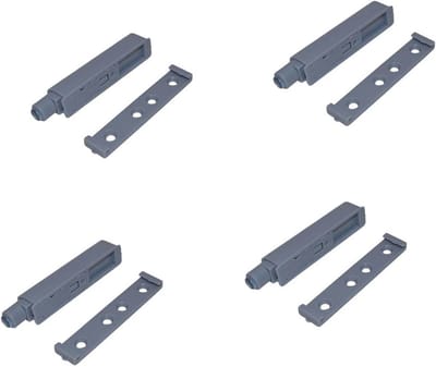 4 Stuks Deuropener Push-to-Open met Rubberen Punt