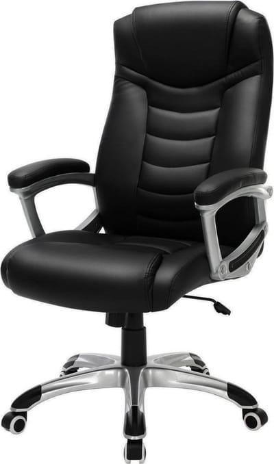 ACAZA Bureaustoel - Ergonomische Bureaustoel - Zwart - Tot 150 kg - Gaming Stoel - Gamestoel - Bureaustoelen voor Volwassenen - Office Chair - Bureau Stoel - NEN-EN 1335 getest en gekeurd