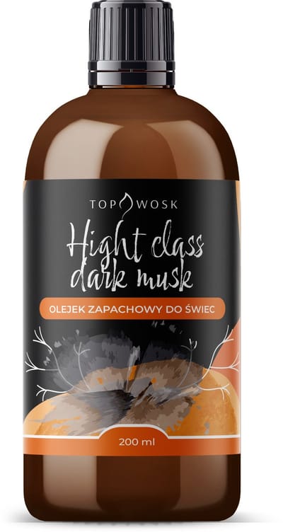Merkloos - High Class Dark Musk - Geurolie - Voor Kaarsen & Wax Melts - Hoog Geconcentreerd - 200 ml