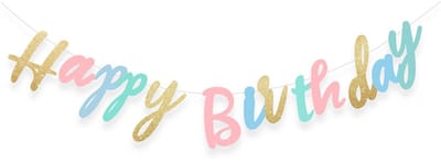 Dailygoods- Verjaardagsbanner Feestdecoratie - Versiering - Feest - Verjaardag - Cadeau - Opvallend ontwerp