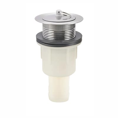 Qrity Afvoerplug voor Keuken - Basketball Type - Roestvrij Staal & PVC