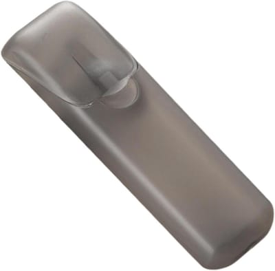 Tandenstoker Dispenser - Opbergdoos Houder - Netjes Opbergen - Halfdoorzichtig Materiaal - 4 Stuks - Zwart
