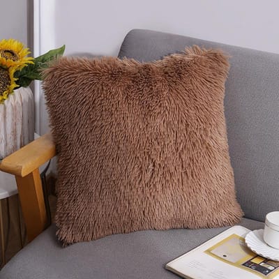 Premium Decoratieve Stijl 40x40 Regenboog Pluche Kussensloop Roze Blauw Sierkussenhoes Bed Sofa Jongen Meisje Kinderkamer Esthetiek Slaapkamer Kussensloop 400*400mm