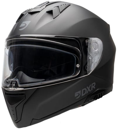MOTOBLOUZ ELEVEN 22.06 Integraalhelm - ECE 22.06 gekeurde Helm Scooter, Motor & Brommer - Heren & Dames - Zwart - M