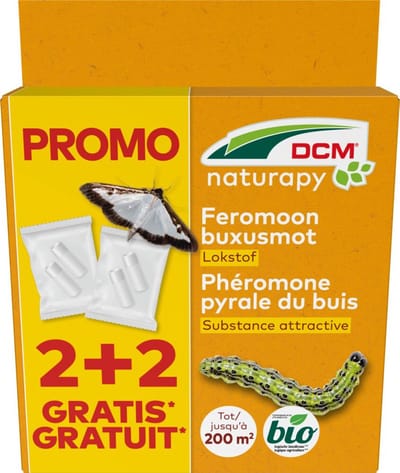2x2 DCM feromooncapsules tegen de buxusmot