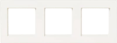 ION Industries - Afdekraam V1- 3-voudig - verticaal/horizontaal - 227 x 85 x 11 mm - alpin wit