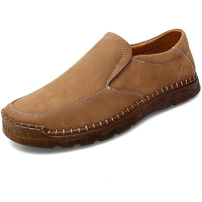 Heren Leren Schoenen Mode Lichtgewicht Zachte Casual Schoenen Klassieke Mocassins Loafers Buiten Slip On Rijschoenen Grote Maat 47 39