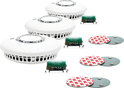 FireAngel ST-630-DET rookmelders incl. W2-Module en montageset magnetisch, set van 3 stuks