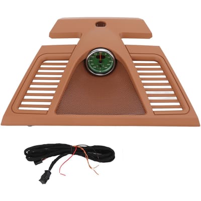 Cognac Dashboard Klok Roosterafdekking 970 552 151 01 2S0 Auto Styling Accessoires Vervanging voor Panamera 2010‑2016 green brown