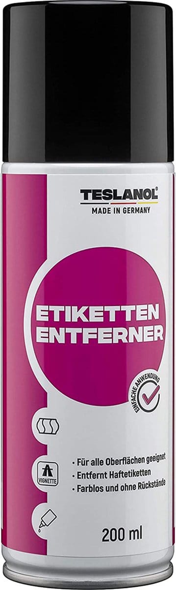 Teslanol Stickerverwijderaar - Label off - spuitbus 200ml
