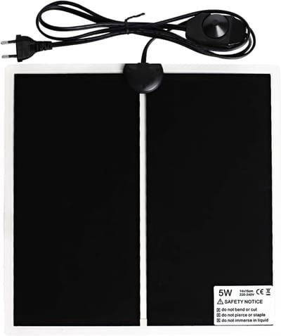 Zyrex® Warmtemat Planten - Waterdicht – Kweekmat - Zwart - 15cm x 10cm x 5cm