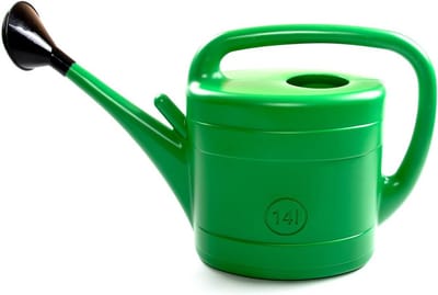 Grote Kunststof Gieter met Sproeikop - 2L tot 14L Capaciteit voor Tuin en Planten