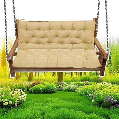 Tuin Schommelkussens - Zitkussens Buiten - Buiten Ontspannen - Waterdicht UV-bestendig - 150 x 100 cm - Beige