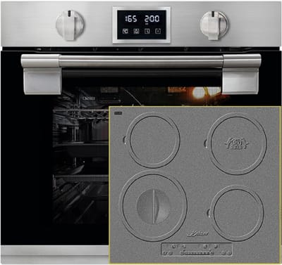 Kaiser - pyrolytische oven - EH 6337 - inbouwoven - KCT 6705 RI Herd - Inductiekookplaat - automatisch braden - massief metaal - 79L -60 cm