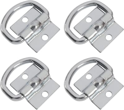 Sjorringen Set - Bevestigingshaken Lashing - Lading Zekeren - Verzinkt Staal Sterk - 800kg Capaciteit