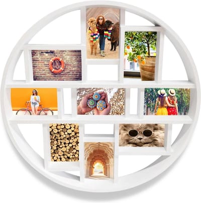 Fotolijst - Henzo - Discus Gallery - Collagelijst voor 9 foto's - Fotomaat 10x15 cm - Wit