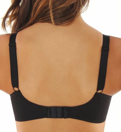 Naadloze Balkon BH voor Dames - Ondersteunende T-shirt BH in Zwart, Maat 80F