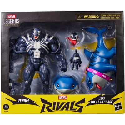 Marvel Legends Series Marvel Rivals Venom & Jeff the Land Shark Action Figure Collectibles