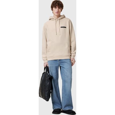 AllSaints Redact Oth Hoody Cream Taupe Taglia: XXL | Felpe con cappuccio Outlet | Uomo | Nero