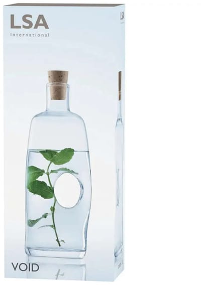 L.S.A. - Void Karaf met Stopper 1,1 liter - Glas - Transparant
