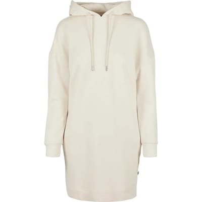 Urban Classics - Organic Oversized Terry Hoody Korte jurk - S - Creme