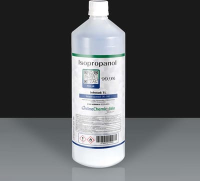Online chemicalien – Isopropyl Alcohol – 99.9% – 1 L – Ontvetter – Ontsmettingsmiddel – IPA