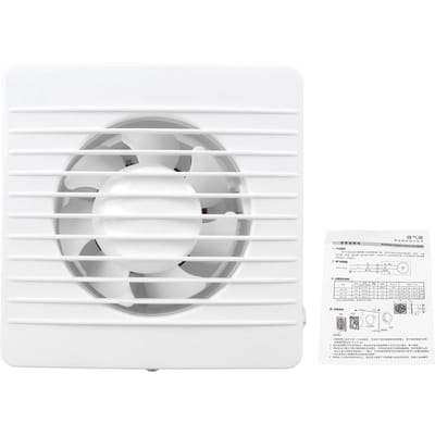Afzuigventilator Badkamer Plafond Afzuiger Keukenventilatie Wandmontage Krachtig Stil 4in 220V white