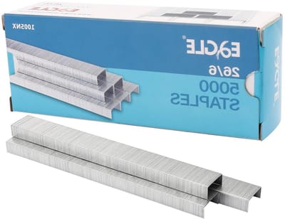 Nietjes Standaard - Papier Nietjes - Documenten Vastzetten - Sterk Staaldraad - 5000 Stuks - Zilver