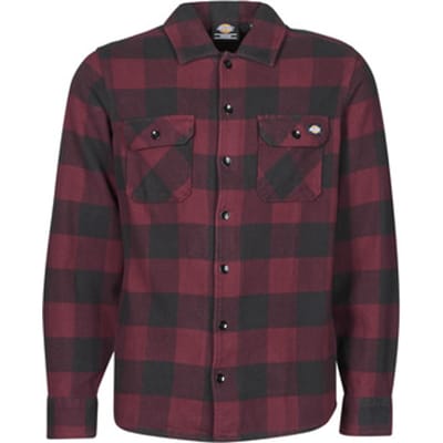 Overhemd Lange Mouw Dickies NEW SACRAMENTO SHIRT MAROON