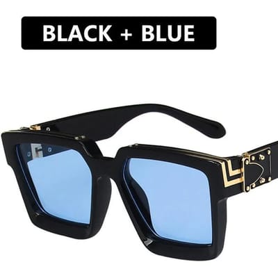 Kwaliteit Kwaliteit Heren Rechthoekige Zonnebril Groot Montuur Gepersonaliseerde Zonnebril Springen Hiphop Bril Accessoires