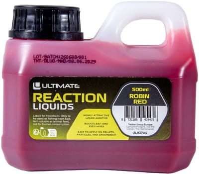 Ultimate Reaction Liquid Robin Red (500ml) - Boilie Liquid