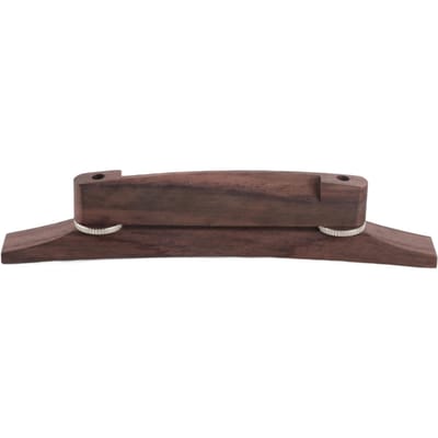 Jazzgitaarbrug Zwevende Archtopbrug met verstelbaar duimwiel voor Archtop-gitaren black