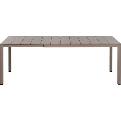 Nardi Rio Alu Uitschuifbare tafel 140 cm - tortora