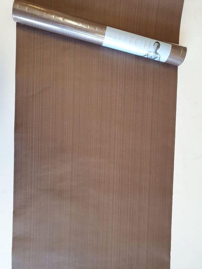 Dutch Wallcoverings Vliesbehang uni - bruin