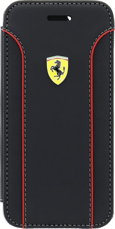 Ferrari Fiorano Collection Book Case - Geschikt voor Samsung Galaxy S7 - Zwart