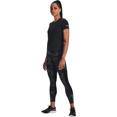 Under Armour Stride Regular T-shirt voor dames (Zwart)