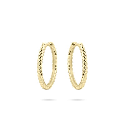 Gisser Jewels Goud Oorringen Goud VGKCJ2/20