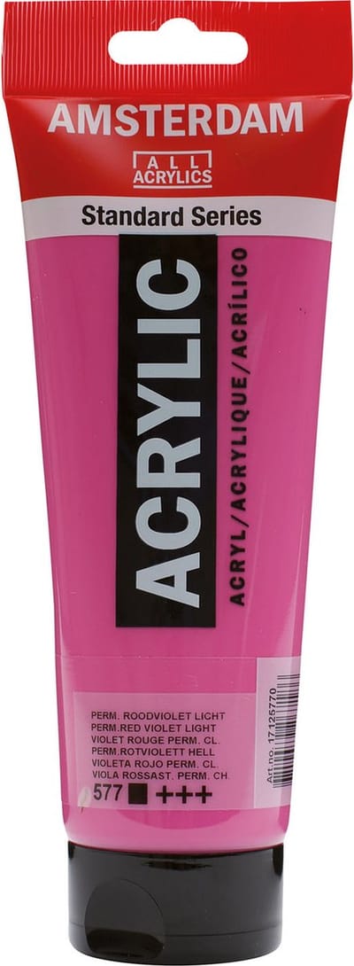 Acrylverf - 577 Permanentroodviolet - Amsterdam - 250 ml