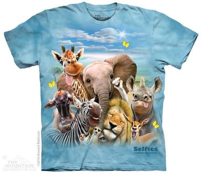 T-shirt African Selfie M
