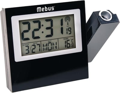 Projectie Wekker Radio - Digitale Klok - Tijd Weergeven - Temperatuur Display - Niet Gespecificeerd - Zwart