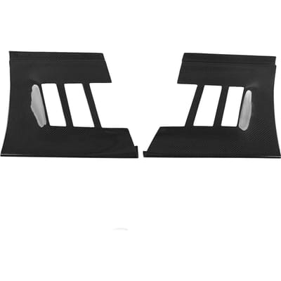 1 Paar Side Bumper Spatbord Koolstofvezel Spatbeschermers voor Auto Modificatie Links en Rechts black