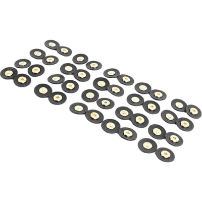 20 Sets Leer Magnetische Drukknoop Multifunctionele Magnetische Tas Sluiting Gesp voor Naaien DIY Knutselen Portemonnees zwart