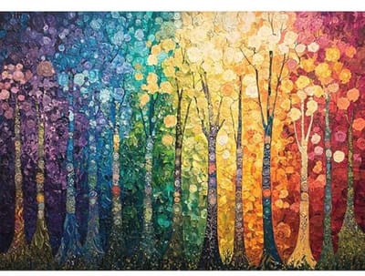 Yunlus Legpuzzels voor volwassenen, 1000 stukjes, onmogelijk, moeilijk, moeilijk, uitdagende puzzels voor volwassenen, 1000 stuks, fantasie bos, puzzel 1000 stukjes, 71 x 50 cm