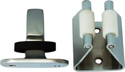 Deurvastzetter - Deurklem - 40mm - Messing mat chroom - S&B - 253301.9
